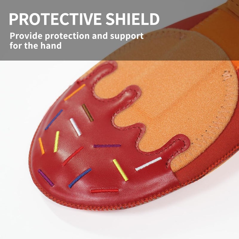 Heyear Baseball Sliding mitt, Sliding Mitt for Youth, Baseball Softball Glove for Hand Protection, Breathable and Durable, Adjustable Elastic Wrist Strap, Ambidextrous Design - Image 4